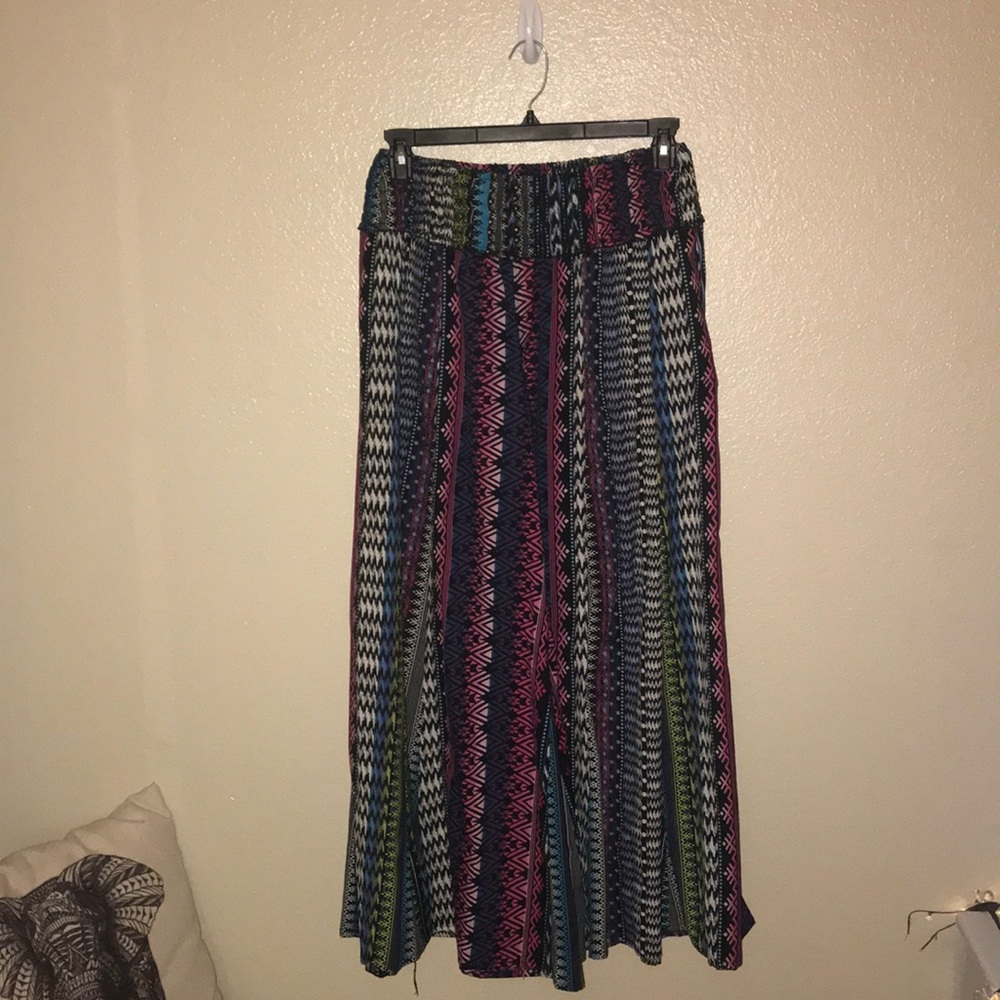 High waisted flow-y pants